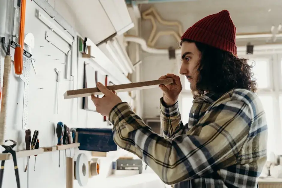 Menuisier examinant un procès-verbal de chantier avant souscription décennale